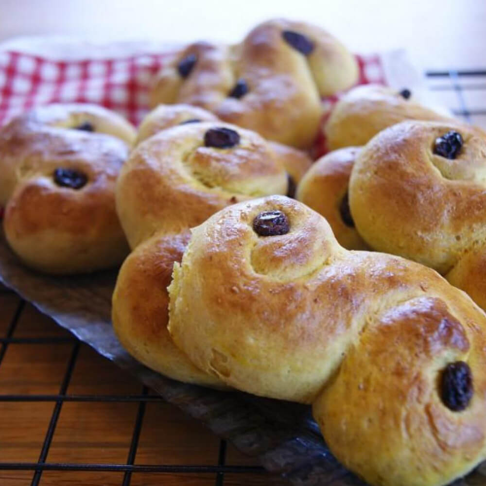 Glutenfrie lussekatter